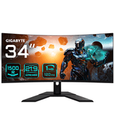 MONITOR GAMING GIGABYTE GS34WQC 34" 3440X1440 VA 2K