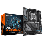 GIGABYTE AMD  Placa Base X870 GAMING X WIFI7 - Compatible con CPUs AMD Ryzen 9000, 16+2+2 fases VRM, hasta 8000MHz DDR5 (OC), 1xPCIe 5.0 + 3xM.2, Wi-F