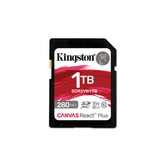 KINGSTON 1TB CANVAS REACT PLUS SDXC UHS-II 280R/150W U3 V60 FOR FULL HD/4K