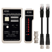 Nanocable Testeador cable RJ11/RJ12/RJ45, coaxial