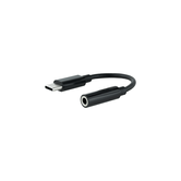 Nanocable Adaptador Audio USB-C/M a Jack/H, Negro