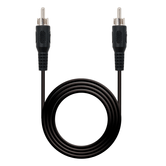 Nanocable Cable audio RCA/M-RCA/M negro 3m 10.24.0403