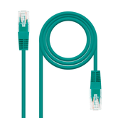 LATIGUILLO RJ45 Categoira 6 UTP VERDE, 0.5 Metros