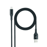 Nanocable Cable LIGHTNING-USB A/M, Negro, 1 M