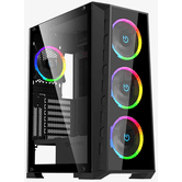 HIDITEC  MH12 GLASS RGB Negro