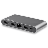 USB C MULTIPORT ADAPTER - DUAL MONITOR - 2X4K HDMI - WINDOWS- PD