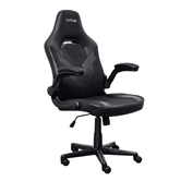 SILLA GAMER TRUST GXT 703 NEGRA/GRIS 25128 ELEVADOR DE GAS CLASE 4 REPOSABRAZOS ABATIBLES BLOQUEO DE