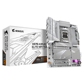 GIGABYTE AMD  X870 AORUS ELITE WIFI7 ICE Placa Base - Compatible con CPUs AMD Ryzen 9000, 16+2+2 fases VRM digital, hasta 8200MHz DDR5 (OC), 3xPCIe 5.