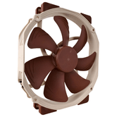 NOCTUA VENTILADOR CAJA NF-A15 PWM, 140MM FAN, 140X150X25MM, 12V, 1200RPM/900RPM/300RPM, 19,2 DB(A), 115,5 M3/H, 1,51 MM H2O, 4 PINES