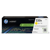 HP 220X YELLOW ORIGINAL LASERJET TONER CARTR ID