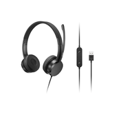 HEADSET USB LENOVO USB-A WIRED STEREO ON-EAR HEADSET