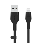 CABLE BELKIN CAA008BT2MBK USB-A A LIGHTNING SILICONA CLIP 1M NEGRO