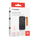 Pocket SSD USB 3.2 Gen 2 2TB Black/Orange