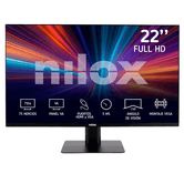 NILOX MONITOR 21.5"  IPS 5MS VGA HDMI   22" LED VA Full HD HDMI VGA