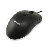 MOUSE EQUIP LIFE  2 BOTONES OPTICO USB  NEGRO 1000DPI