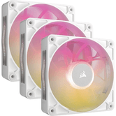 VENTILADOR CAJA CORSAIR RX RGB MAX Series, iCUE LINK RX120 RGB MAX White, 120mm RGB Fan, Triple Fan Kit CO-9051038-WW