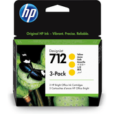 HP 712 3-PACK 29-ML YELLOW DESIGNJET INK CARTRID GE