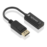 AISENS Conversor DisplayPort a HDMI 4K 60Hz  DP M HDMI M  Negro  15cm