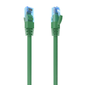 CABLE RED AISENS LATIGUILLO RJ45 CAT.6 UTP AWG26 CCA VERDE 1.0M