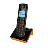 TELEFONO SOBREMESA ALCATEL DEC S280 BLACK+ORANGE