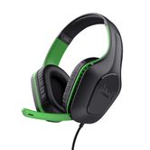 HEADSET TRUST GAMING GXT 415X ZIROX XBOX LIGEROS, MICROFONO PLEGABLE, NEGRO/VERDE 24994