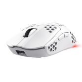 MOUSE OPTICO INALAMBRICO TRUST GXT 929W HELOX ULTRALIGERO, ILUMINACION LED CON RESPIRACION BLANCO