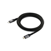 CABLE USB-A MACHO USB-C MACHO USB 4 Gen2x2 2M TRANSFERENCIA 20G 100W 4K COLOR NEGRO