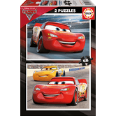 PUZZLE INFANTIL 2X48 CARS 3 DE 4-6 ANOS EDUCA BORRAS 17177