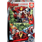 PUZZLE 2x48 AVENGERS DE 3-6 ANOS EDUCA BORRAS 15932