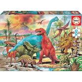 PUZZLE INFANTIL 100 DINOSAURIOS DE 6-8 ANOS EDUCA BORRAS 13179