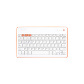 TECLADO SILVER HT BLUETOOTH WHITE-PEACH