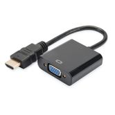 HDMI A TO VGA CONVERTER TYP A TO VGA(D-SUB) 3.5MM AUD IO