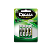 CEGASA PILA RECARGABLE HR03 800 MAH 1 2V BL.4 UDS