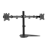 SOPORTE PANTALLA SOBREMESA 13"-32" DOBLE BRAZO SOPORTA 2 MONITORES VESA STANDARD HASTA 8KG