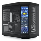 CAJA HYTE Y70 TOUCH INFINITE PITCH BLACK | NEGRA