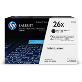 TONER CARTRIDGE 26X BLACK DUAL PA CK