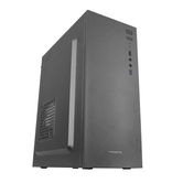 TACENS  2ALUX Caja PC Semitorre ATX, Ventilador 12cm, Acero Ultraligero, Negro  Negro