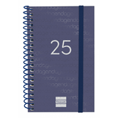 AGENDA 2025 BASIC YEAR E3 79X127MM SEMANA VISTA HORIZONTAL AZUL FINOCAM 741421025