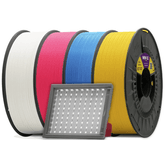 WINKLE PACK LITOFANIA | BLANCO-ROJO-AZUL-AMARILLO + LUZ RETROILUMINACIÓN + 1KG TRANSICION | 1.75 | 300GR