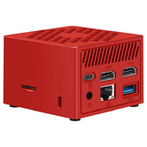 MiniPC Leotec Intel N100 16GB 256GB M.2 Win11 Pro Pre-instal Rojo