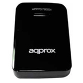 BATERIA EXTERNA APPROX 7800 mAh 2A NEGRO APPPB7800BK