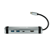 CANYON Docking Station 4 en 1-1x HDMI(4K 30Hz)-1x USB Type C-2x USB 3.0 Type A CNS-TDS03DG