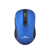 BLUESTORK OFFICE 60 RATON INALAMBRICO 2,4 GHZ 1000/1600 PPP. COMPATIBLE CON WINDOWS Y MAC.  2 PILAS AAA INCLUIDAS. AZUL CLARO