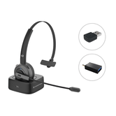 HEADSET BLUETOOTH CONCEPTRONIC CON BASE DE CARGA ADAPTADOR BLUETOOTH INCLUIDO POLONA03BDA