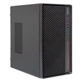 UNYKA  Caja Micro ATX NUMEN 300 PRO  Negro, Rojo