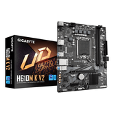 GIGABYTE Intel  H610M K V2 Placa base - Procesadores Intel Core 14ª generación, hasta 5600 MHz DDR5, 1xPCIe 3.0 M.2, LAN 1GbE, USB 3.2 Gen 1 LGA 1700