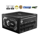 Fuente Alimentación 1000W MSI  MAG A1000GL PCIE5 80 PLUS Gold Fully-Modular Negro