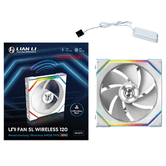 Lian Li UNI FAN SL Wireless 120 Reverse Blade Carcasa del ordenador Ventilador 12 cm Blanco 1 pieza s