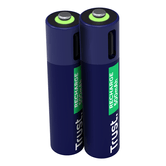 PILAS AAA RECARGABLE TRUST USB-C AAA 500 mAh PACK 2 UNIDADES 25585
