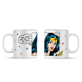 TAZA WONDER WOMAN 028 DC BLANCO
